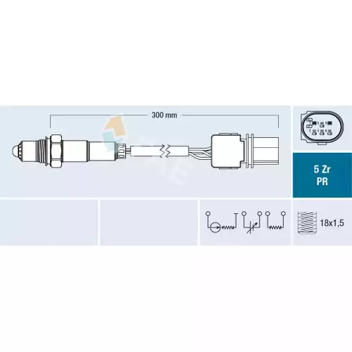 FAE Lambda Oksijen Sensörü FAE 75059