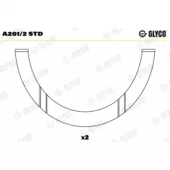 GLYCO Krank Ay Yatak Std A201/2 STD