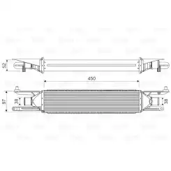 VALEO Turbo İntercooler Radyatörü 818823