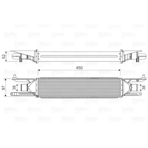 VALEO Turbo İntercooler Radyatörü 818823