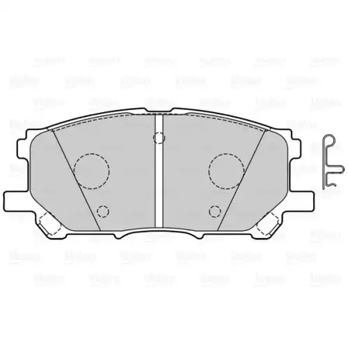 VALEO Ön Fren Balatası Tk 670126