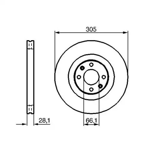 BOSCH Ön Fren Diski Adet 0986479024