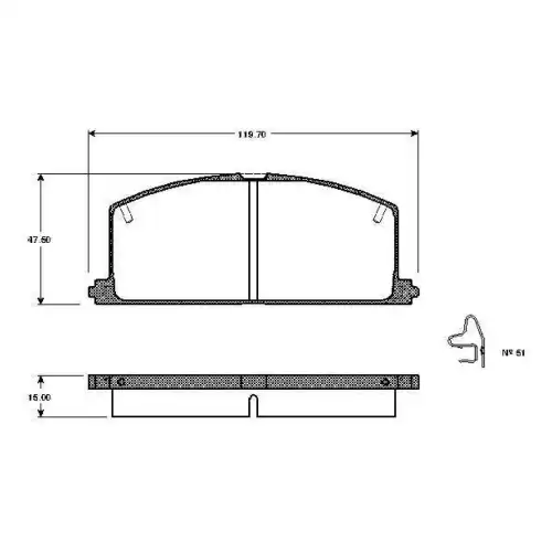 BOSCH Ön Fren Balatası Tk 0986TB2086