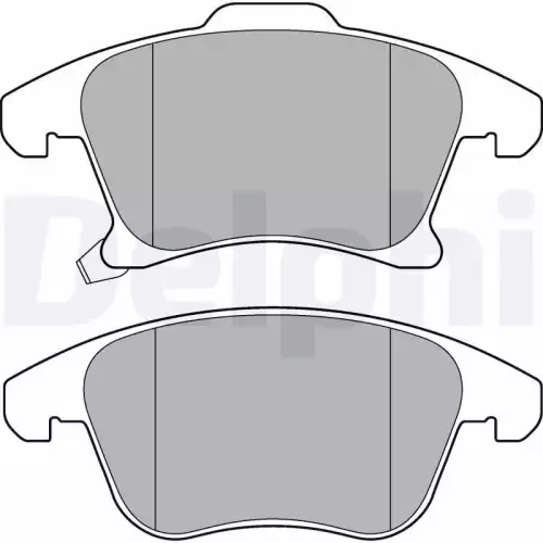 DELPHI Ön Fren Balatası Tk LP3181