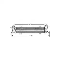 AVA Turbo İntercooler Radyatörü BW4378