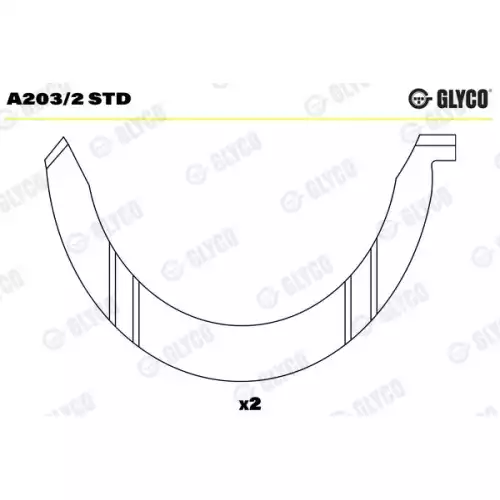 GLYCO Krank Mil Gezi Ay Yatak Std A203/2 STD