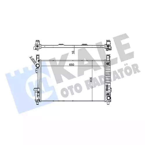 KALE Motor Su Radyatörü 361700