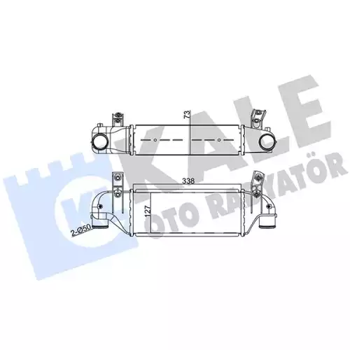 KALE Turbo Radyatörü İntercooler 346500