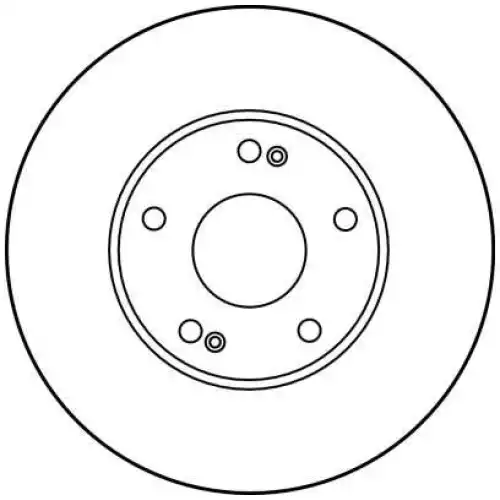 TRW Ön Fren Diski Havalı 262mmmm DF1036