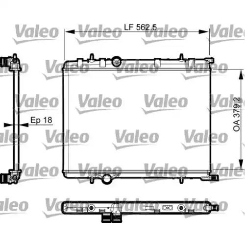 VALEO Motor Su Radyatörü 735496