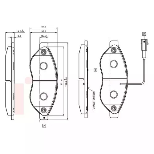 BOSCH Ön Fren Balatası Tk 0986TB2944