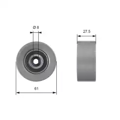 GATES Eksantrik Triger Gergi Rulmanı T42151