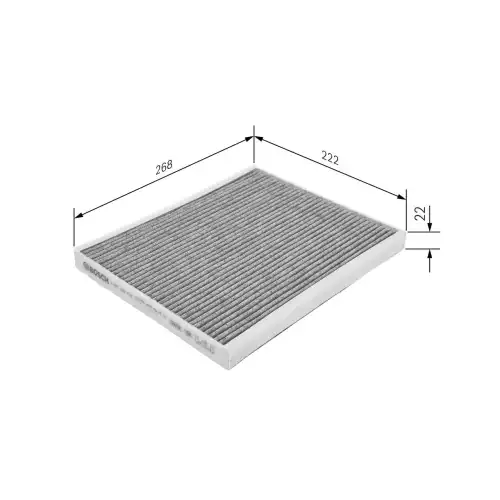 BOSCH Polen Filtre Karbonlu 1987432537