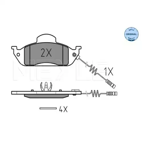 MEYLE Ön Fren Balatası 0252319317W