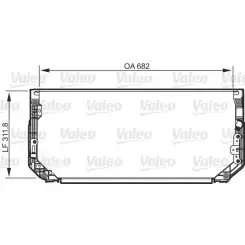 VALEO Klima Radyatörü Kondenser 818107