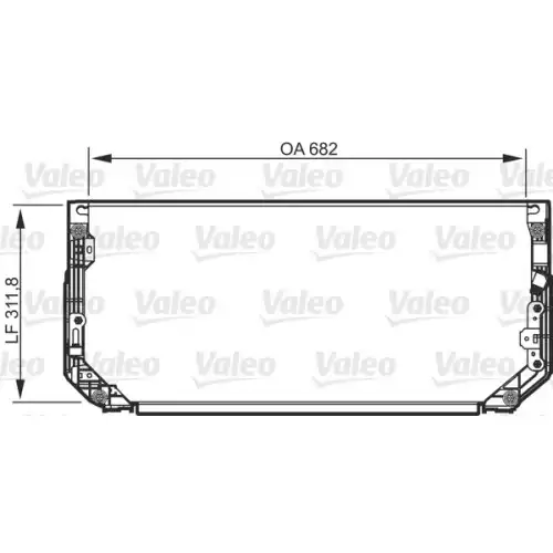 VALEO Klima Radyatörü Kondenser 818107