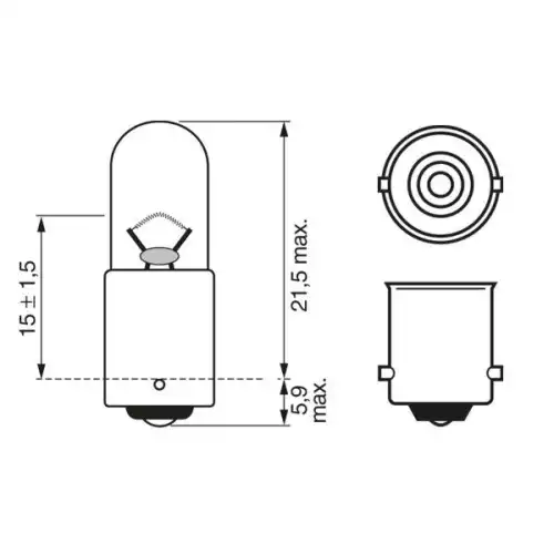 BOSCH Ampül Eco 12 V 53 4W T4W 1987302817