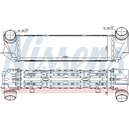 NISSENS Turbo İntercool Radyatörü 96322