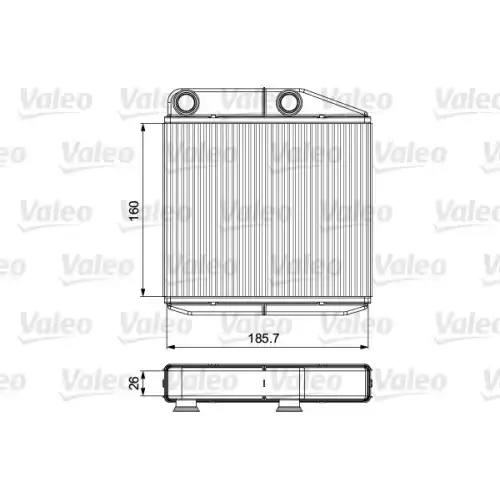 VALEO Kalorifer Radyatörü 160x187x26 811502