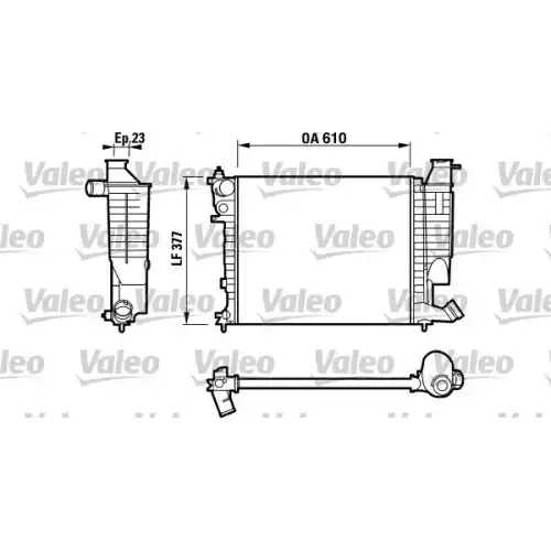 VALEO Motor Su Radyatörü Klimalı Manuel 732535