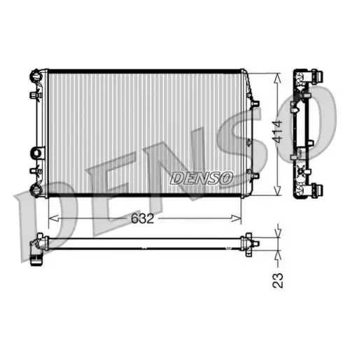 DENSO Motor Su Radyatörü DRM27005