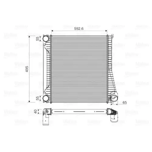 VALEO Turbo Radyatörü Intercooler 818346