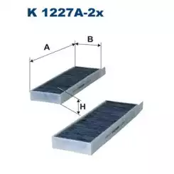 FILTRON Polen Filtre K1227A-2x