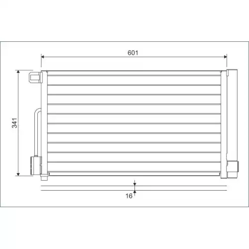 VALEO Klima Radyatörü Kondanser 818193