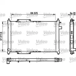 VALEO Motor Su Radyatörü Manuel Klimalı 731818