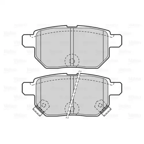 VALEO Arka Fren Balatası Tk 670933