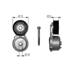 GATES Triger Kayış Gergi Rulmanı T38103