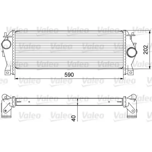 VALEO Turbo İntercooler Radyatörü 818340