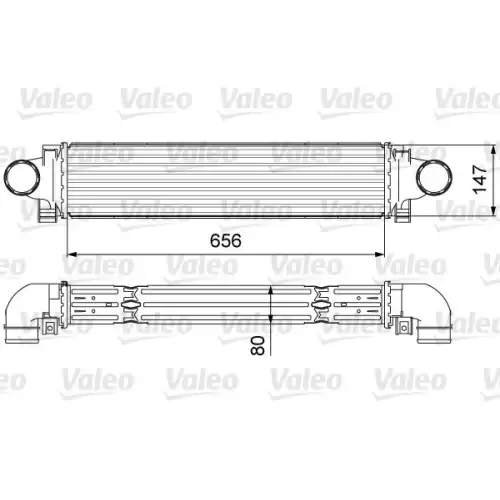 VALEO Turbo İntercool radyatörü 818646