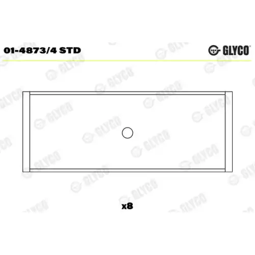 GLYCO Motor Kol Yatak 01-4873/4 STD