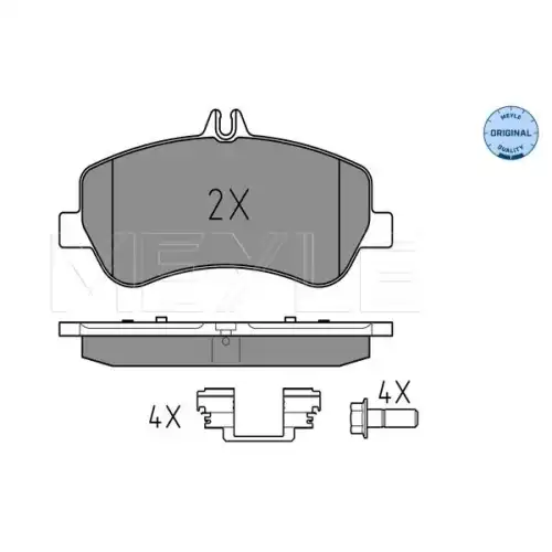 MEYLE Ön Fren Balatası 0252486720