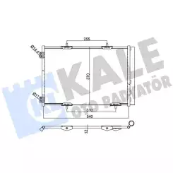KALE Klima Radyatörü Kondanser 385400