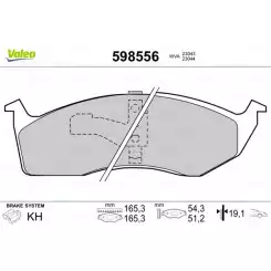 VALEO Ön Fren Balatası 598556