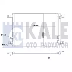 KALE Klima Radyatörü Kondanser 342405