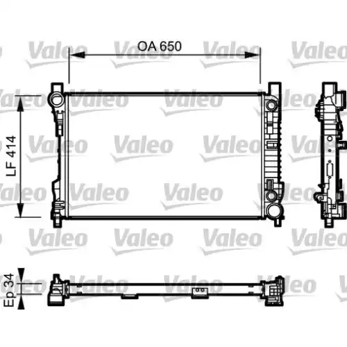 VALEO Motor Su Radyatörü 732743