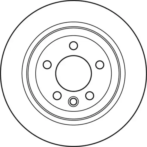 TRW Arka Fren Diski Havalı DF4718S