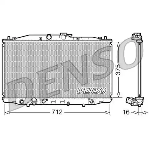 DENSO Motor Su Radyatörü Otomatik DRM40022