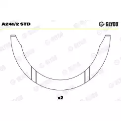 GLYCO Krank Gezi Ay Yatak A241/2STD