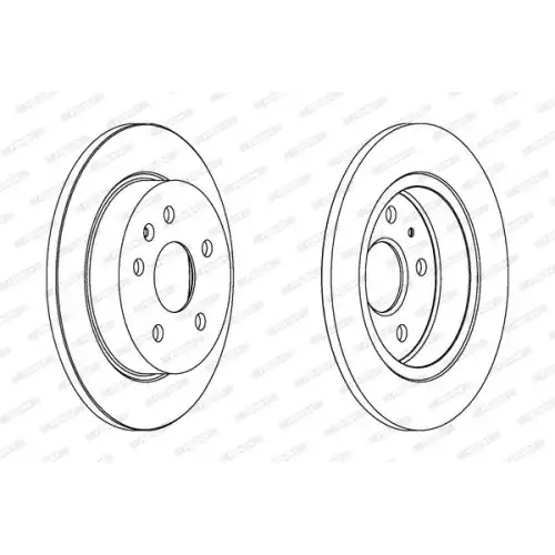 FERODO Arka Fren Diski Adet 16 İnch 292Mm DDF1804C