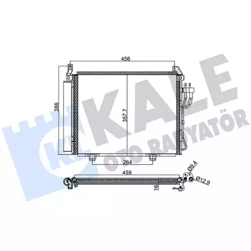 KALE Klima Radyatörü Kondanser 391800