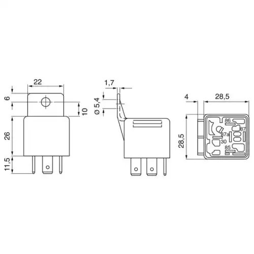 BOSCH Kapama Rolesi B Tipi 0332019103