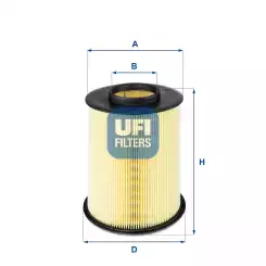 UFI Hava Filtre (Yuvarlak) 27.675.00