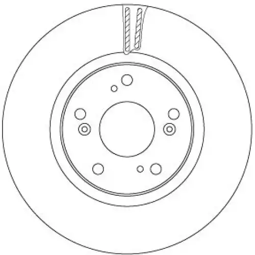 TRW Ön Fren Diski Havalı 293.5mm DF6689