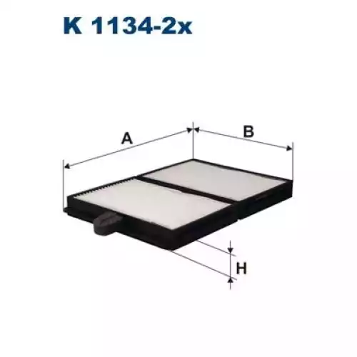 FILTRON Polen Filtre K1134-2x