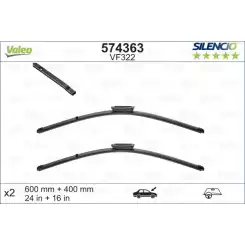 VALEO Silecek Süpürgesi Seti X Trem 600 400mm Flat Blade 574363