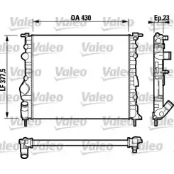 VALEO Motor Su Radyatörü 732389